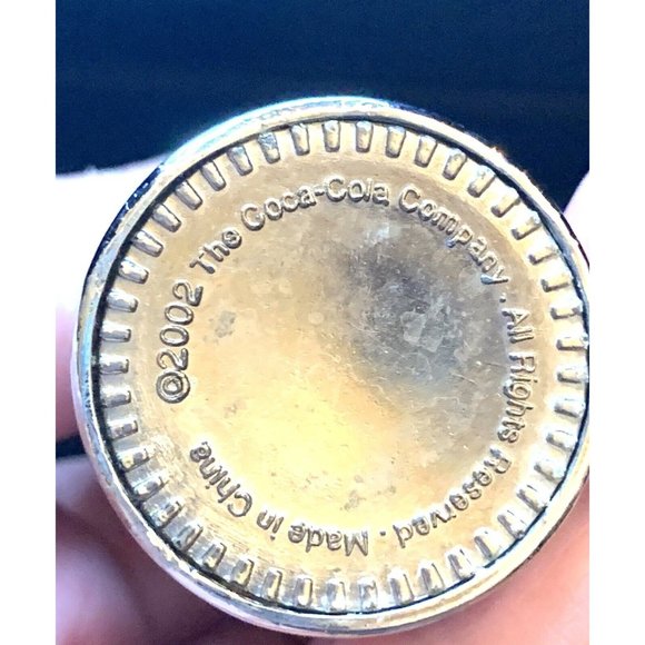 Vtg 2002 Large Chrome The Coca-Cola Company Can Opener Solid Metal Tablecraft - Picture 10 of 11